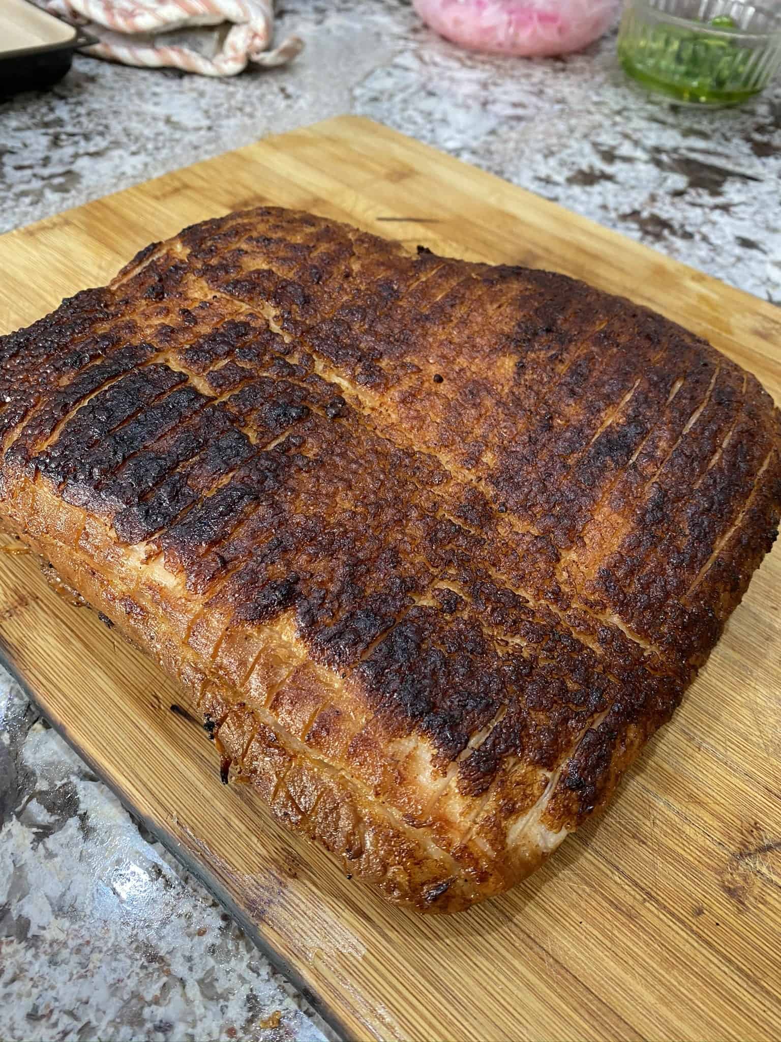 Cooked pork belly