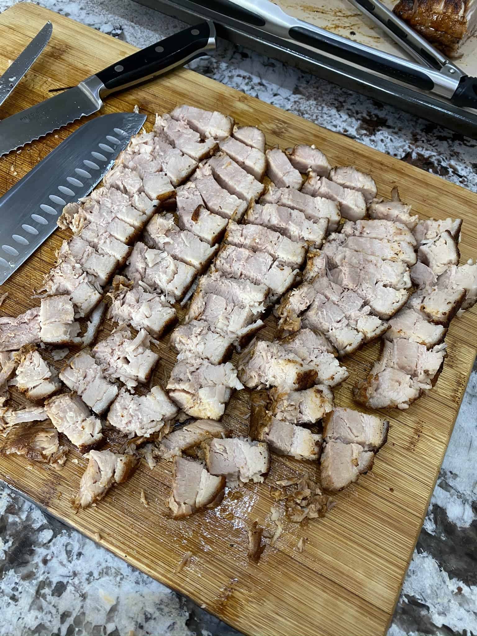 Carved pork